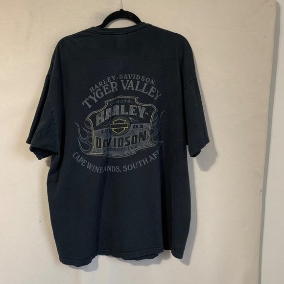 Harley Davidson T-Shirt Mens 2XL South Africa Cape Wineland Faded Tee - Picture 6 of 10